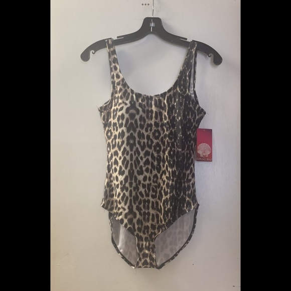 Tank Style One Piece Swimsuit - Picture 1 of 3